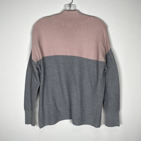Victoria's Secret Colorblock Mock Neck Warm Sweater Size L - Picture 4 of 4